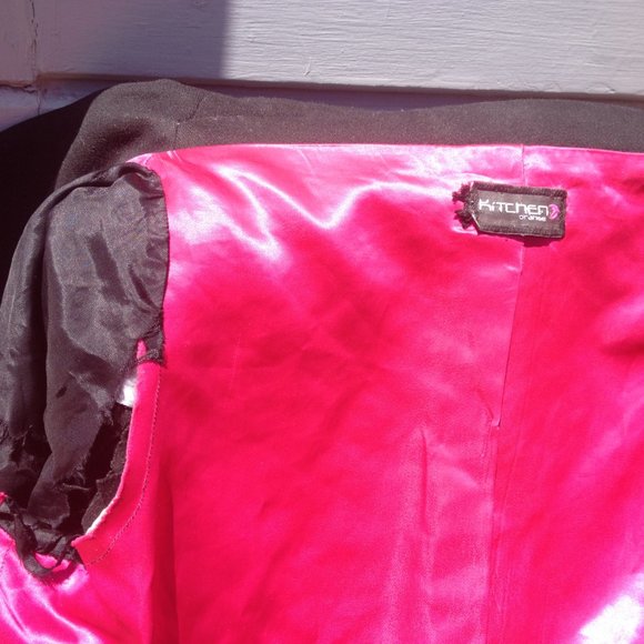 Kitchen Orange futuristic high-collar wool coat - Picture 8 of 10